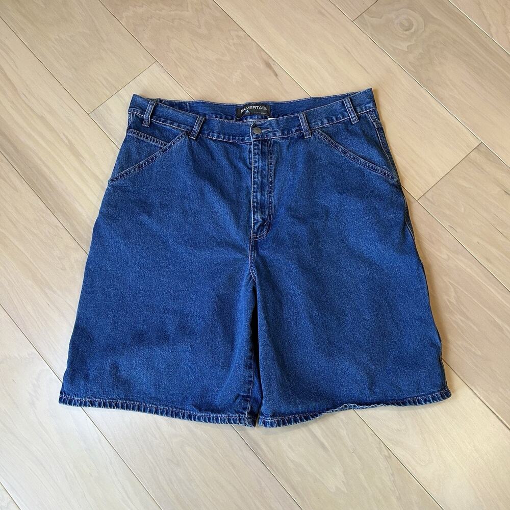 Vintage Levi's Silvertab Baggy Fit Denim Shorts Men’s 38